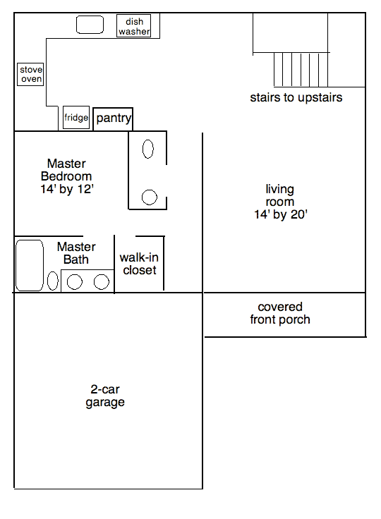 Floor plan - lower level